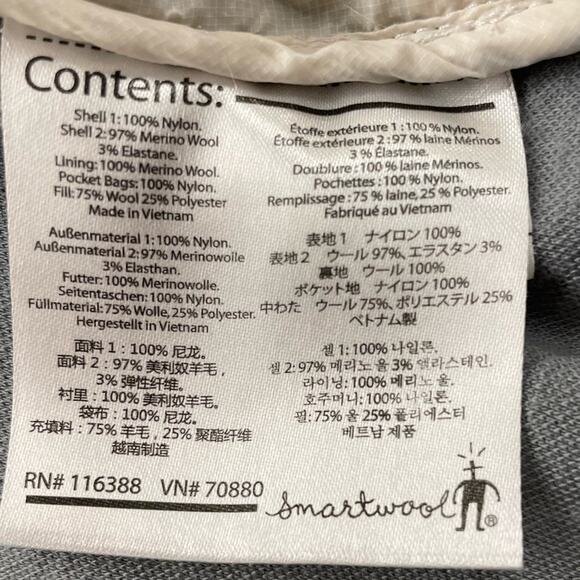 Smartwool Puffer Vest Womens S Quilted White PhD SmartLoft Divide Outdoors Layer - Picture 12 of 14